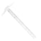 BokWin 12 Inch/30 cm Junior T-Square Plastic Transparent T-Ruler