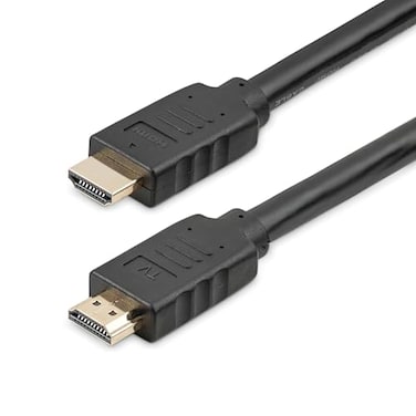 StarTech 50ft Active HDMI 2.0 Cable, 4K 60Hz, HDR, 18Gbps, Black