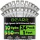GEARit Cat6 Patch Cables Cat 6 Ethernet Cable 1 ft 24-Pack White
