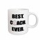 3dRose mug2106281 "Baseball Best Coach Ever" Ceramic Mug, 11 oz
