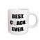 3dRose mug2106281 "Baseball Best Coach Ever" Ceramic Mug, 11 oz