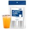 EDI [24 oz. - 100 Pack] Crystal Clear Disposable PET Plastic Cups