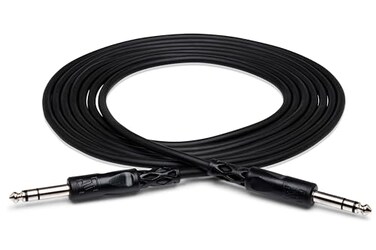 Hosa CSS-110 Balanced Interconnect, 1/4 Inch TRS to Same, 10 Feet