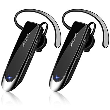 Link Dream 2Pack Bluetooth Earpiece for Cell Phones Wireless V5.0