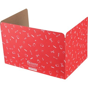 Really Good Stuff Standard Testing Privacy Shields Set of 12, Red
