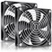 GDSTIME 5Volt 120mm x 25mm DC Brushless Cooling Fan 2-Pin, 2-Pack