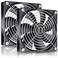 GDSTIME 5Volt 120mm x 25mm DC Brushless Cooling Fan 2-Pin, 2-Pack