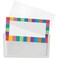 Really Good Stuff BasketBin Label Holders with Labels, 12-Pack