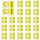 Qeeenar Sign Here Flags Sticky Tab for Document, Yellow, Notarize