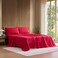 Lacoste 100% Cotton Percale 4-Piece Sheet Set, Chili Pepper, King