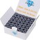 Simthread 144pcs Size A SA156 90WT Prewound Bobbin Thread - Black