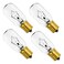 Wadoy 6912W1Z004B Microwave Light Bulb, 125V 30W E17 Base, 4 Pack