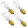 Wadoy 6912W1Z004B Microwave Light Bulb, 125V 30W E17 Base, 4 Pack