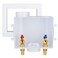 GUOFIS 1PC Washing Machine Outlet Box,1/2”PEX x 3/4“MHT Connection