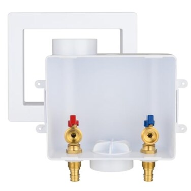 GUOFIS 1PC Washing Machine Outlet Box,1/2”PEX x 3/4“MHT Connection