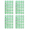fyboptwu -SC-SC APC Singlemode Simplex Fiber Optic Adapter, 100pcs