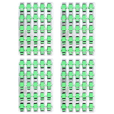 fyboptwu -SC-SC APC Singlemode Simplex Fiber Optic Adapter, 100pcs