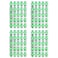 fyboptwu -SC-SC APC Singlemode Simplex Fiber Optic Adapter, 100pcs