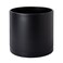 D'vine Dev Plastic Planter Pot with Saucer, 12 in, Black, 74-X-B-3
