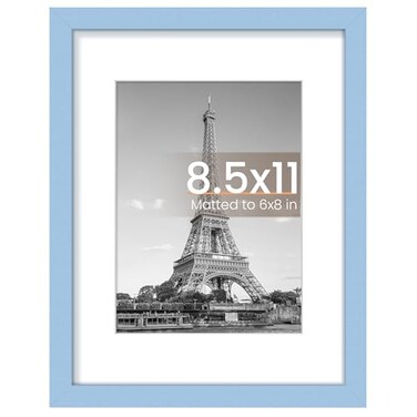 upsimples 8.5 By 11 Picture Frame, Certificate Frames, Blue 1 Pack