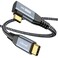 LDLrui Right Angle USB C Monitor Cable 3FT 2-Pack, 4K@60Hz, 20Gbps