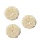 Sisha-A 3 Pack 6" Wool PolishingBuffing Pads with Hook and Loop