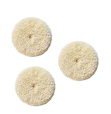 Sisha-A 3 Pack 6" Wool PolishingBuffing Pads with Hook and Loop