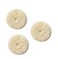 Sisha-A 3 Pack 6" Wool PolishingBuffing Pads with Hook and Loop