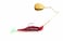 Strike King Redfish Magic Saltwater Spinnerbait, Blue Crab/Red Head