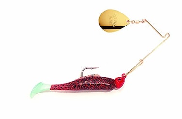 Strike King Redfish Magic Saltwater Spinnerbait, Blue Crab/Red Head