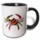 3dRose EvaDane - Signs - Maryland Crab Flag 11oz Two-Tone Black Mug