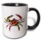 3dRose EvaDane - Signs - Maryland Crab Flag 11oz Two-Tone Black Mug