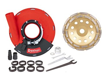Dastool Dust Shroud for Angle Grinders,Universal 7-Inch Dt1902-180D