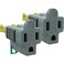 GE Polarized Grounding Outlet Extender, 2 Pack, Turn 2-Prong into 3