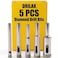 Drilax 5-Pc Diamond Drill Bit Set 3/16 to 1/2 Inch for GlassTile