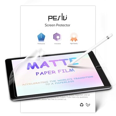 Peslv 2-Pack Like Paper Screen Protector for iPad 9th/8th/7th 10.2
