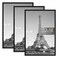 upsimples 12x18 Poster Frame, Easy Slide-In Assembly, Black, 3 Pack