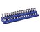 ARES 60008 30-Pc 3/8-In Blue/Black Metric Magnetic Socket Organizer