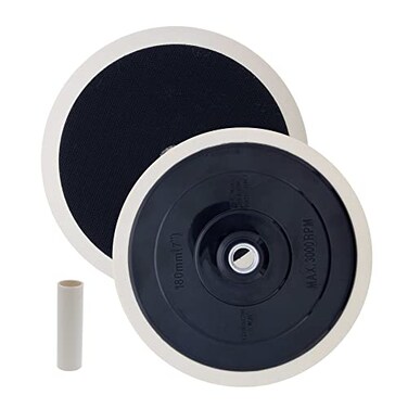 TCP Global 7" HookLoop Grip Mount Universal Polisher Buffer Pad,