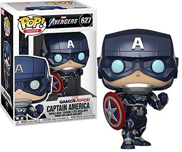 Funko Pop! Marvel: Avengers Game - Captain America (Stark Tech Suit