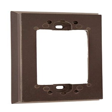 Leviton Shallow Wallbox Extender for Decora/GFCI Device, 6197, Brown