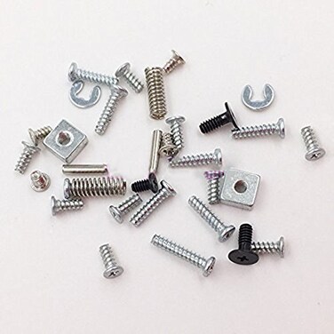 Ambertown Replacement Back Shell Motherboard Full Screws Set for 3DS XL 3DS LL