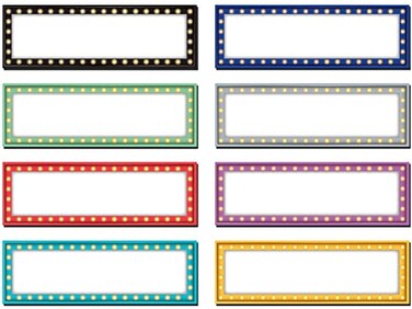 Teacher Created Resources Marquee Labels Magnetic Accents (TCR77284