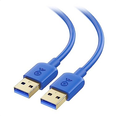 Cable Matters 5Gbps Long USB 3.0 Cable, USB A to A Cable, 10ft, Blue