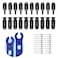 MUYI 22 PCS Solar Panel Connector Kit Replacement for 14-10AWG Cable