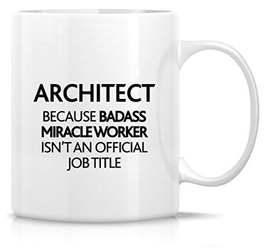 Retreez Funny Mug - Architect Architecture 11 Oz Ceramic Coffee Mugs