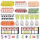 CHEFAN Ten-Frame Math Manipulatives, 162-Piece Counting Set for Kids
