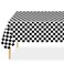 QIKSION 6 Pack Checkered Tablecloth Disposable, Race Car Table Cloth