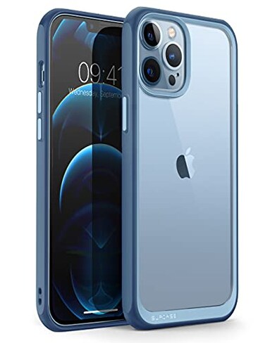SUPCASE for iPhone 13 Pro Max Case, Military-Grade Protection, Azure