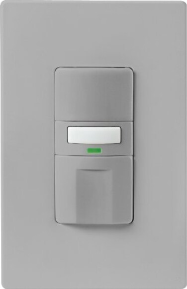 Eaton OS310U-GY-K Motion-Activated Occupancy Sensor Wall Switch, Gray